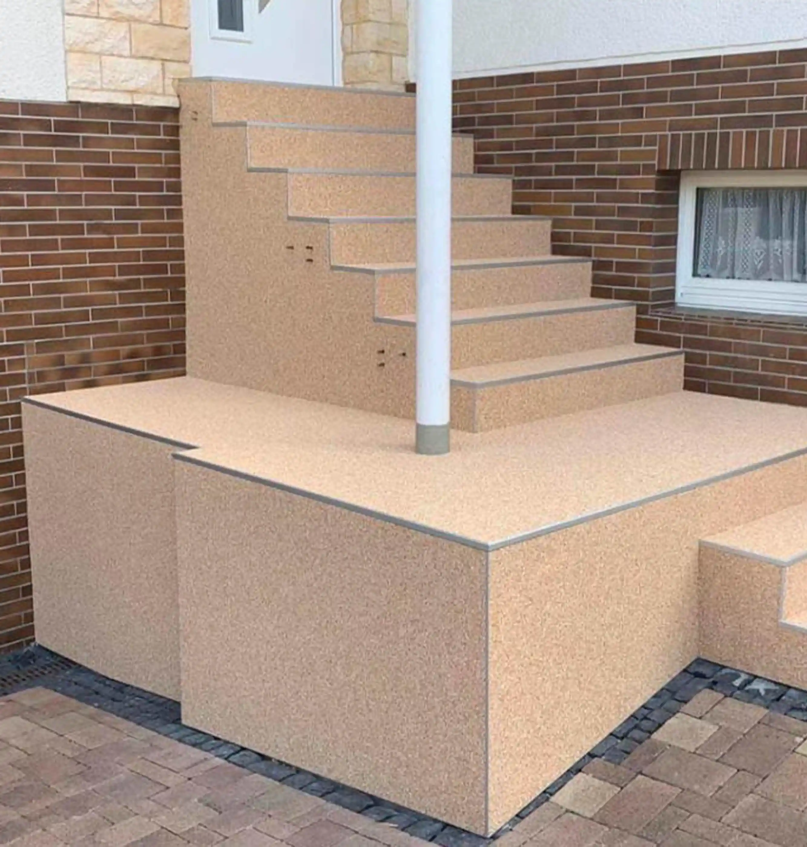 PU Beton auf dem Balkon